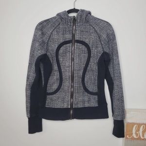 Lululemon athletica Scuba Hoodie II Burlap Texture Grey 6